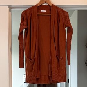 Nine West Women's Rust Cardigan Sweater